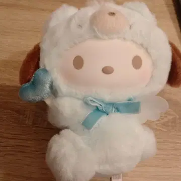 산리오 포차코 봉제 인형 키링 인형옷 마스코트 홀더