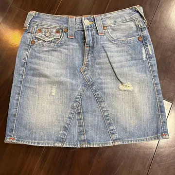 트루 릴리젼 데님 미니 스커트 24