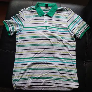 mont-bell 스트라이프 피케 셔츠 XL