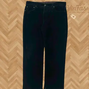 새상품급 구제 의류 블랙 부츠컷 데님 팬츠 남성용 빈티지