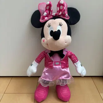 미니 마우스 봉제 인형 #MY최애DAYS 핑크 약 40cm