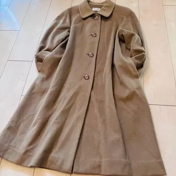 캐시미어 100% 온워드 카시야마 PRETTY UP 스탠 칼라 롱 코트