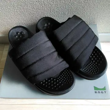 YONAMINE. 블랙 스트랩 샌들 여성용 M 사이즈 새상품