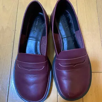 찰스 앤 키스 빨간색 벽돌색 로퍼 24.5cm