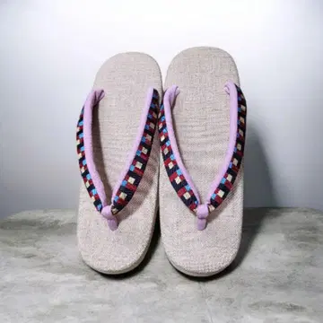 새상품급 카렌 로쏘 조리 체크 무늬 하나오 L 사이즈