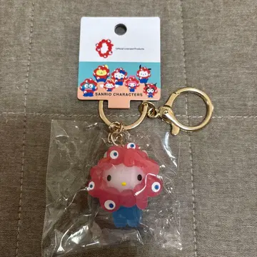 산리오 미야쿠미야쿠 입체 키링 클리어 키티 미개봉 새상품
