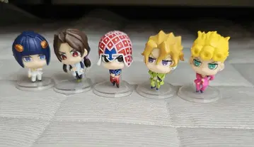 죠죠의 기묘한 모험 가챠가챠 미니 피규어 5체 세트