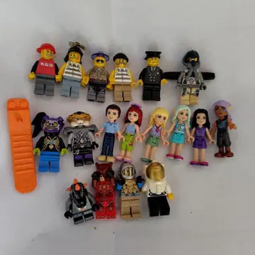 레고 미니피규어 세트 18개 레고 분리 도구 포함