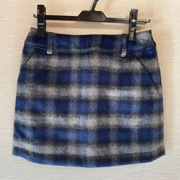 Callaway Collection 미니 스커트 S 파랑 그레이