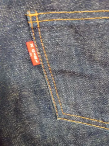 X-girl 슬림핏 데님 청바지