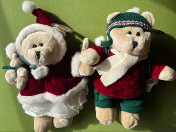 스타벅스 2005년 홀리데이 베어리스타 2체 세트