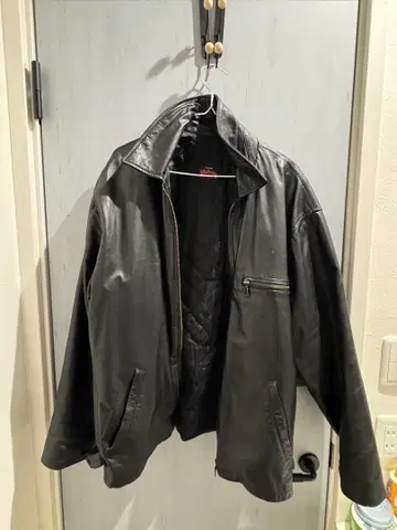 빈티지 가죽 자켓