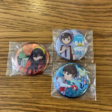 포켓몬 캔뱃지 컬렉션 제로의 비보 제유 하루토 세트