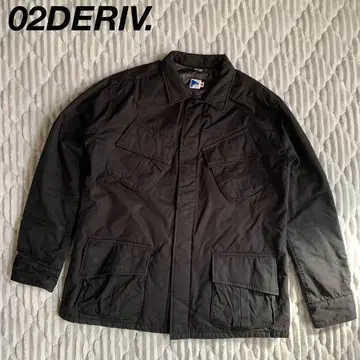 02DERIV 자켓 블랙 정글 퍼티그 벤틸 플리마켓