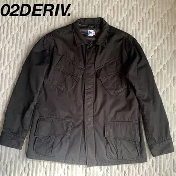 02DERIV 자켓 블랙 정글 퍼티그 벤틸 플리마켓