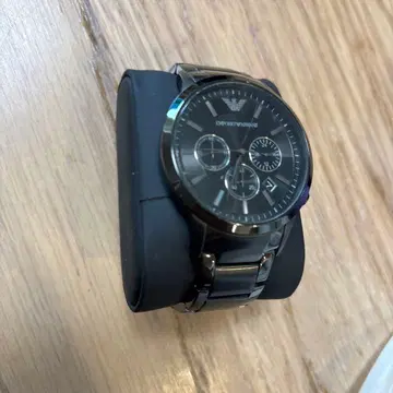 Emporio Armani 크로노그래프 블랙