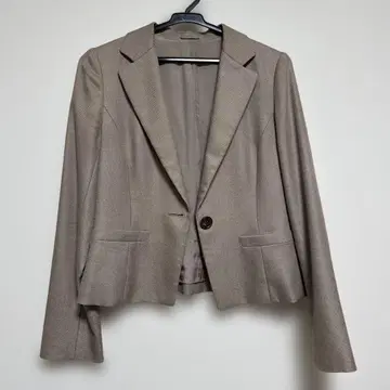 ANAYI 아나이 핑크 베이지 테일러드 자켓 38