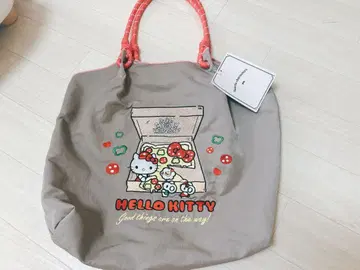 [새상품] 시마무라 콜라보 헬로키티 자수 브라운 백