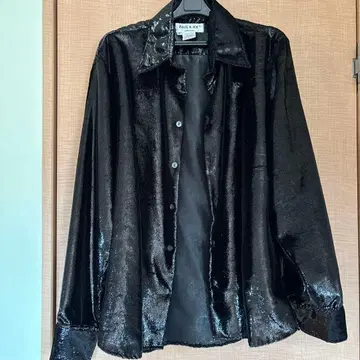 PAUL & JOE 블랙 긴팔 셔츠 M