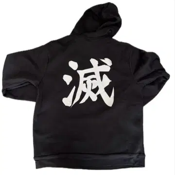 귀멸의 칼날풍 후드 부착 후드티
