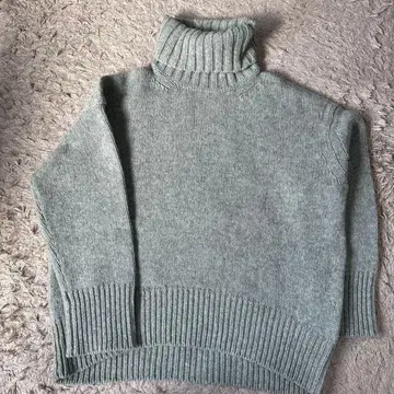 갤러리 바이 파인 울 하이넥 풀오버 그레이 S 사이즈