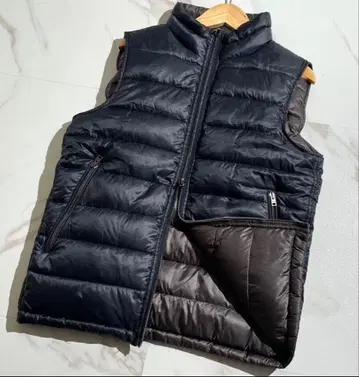 HERNO 헬로 리버서블 다운 베스트 네이비/그레이 계열 44