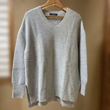 UNTITLED 언타이틀 울 실크 캐시미어 믹스 라이트 그레이 2