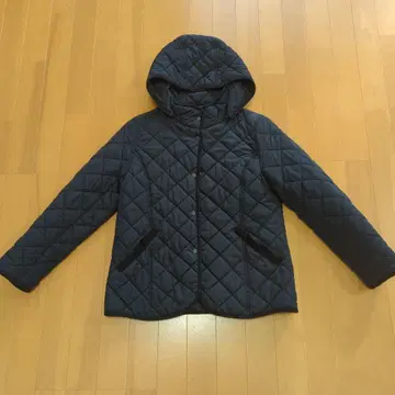 BEAMS HEART 퀼팅 자켓 S 네이비