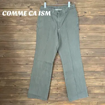 [ 컴시즘 ] COMME CA ISM 카키 캐주얼 팬츠 L