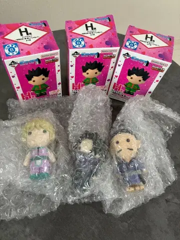 HUNTER x HUNTER 제일복권 피규어 3체 세트
