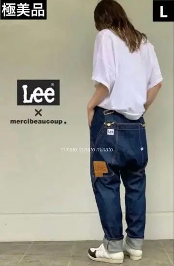 레어 mercibeaucoup x Lee 배기 데님 팬츠 살로펫 L