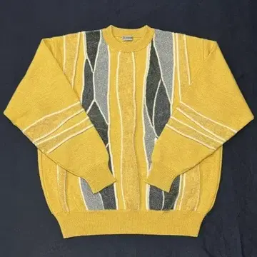 80s 90s vintage RAIKA 3D 니트 입체 스웨터 라이카