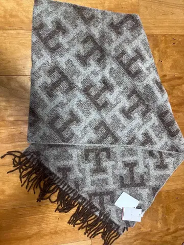 타미힐피거 새상품 브라운 계열 머플러 대형 스톨 프리 사이즈