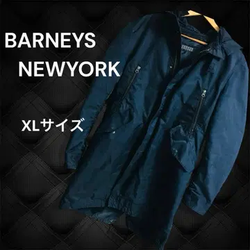 BARNEYS NEWYORK 바네사 모즈 코트 네이비 XL 사이즈
