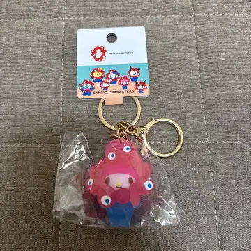 산리오 마이멜로디 입체 클리어 키링 미개봉 새상품