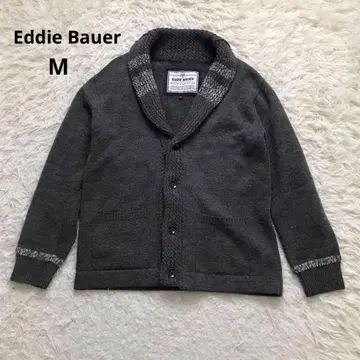 Eddie Bauer 에디 바우어 남성용 니트 가디건 M 그레이