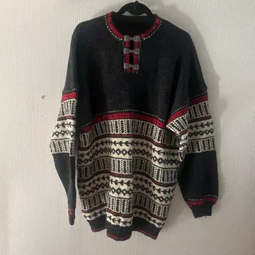 노르딕 티롤리안 니트 가디건