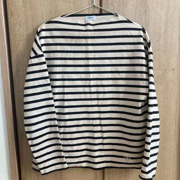 ORCIVAL 베이지/블랙 스트라이프 티셔츠 사이즈 1