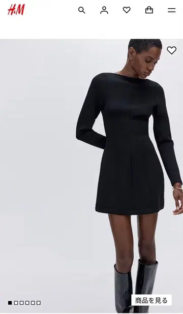 h&m 미니 원피스