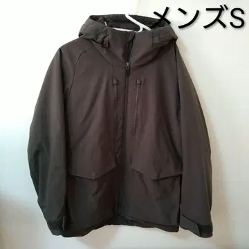 유니클로 하이브리드 다운 후드티 남성용 S 다크 그린