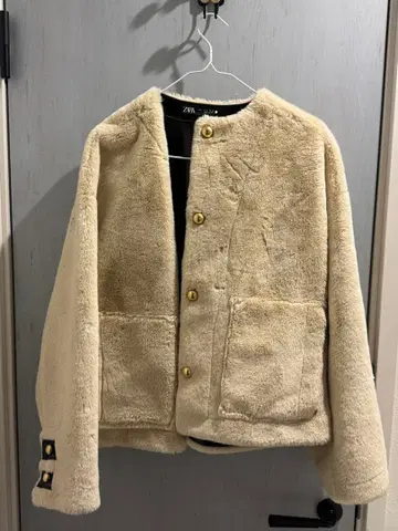 ZARA ZW 컬렉션 인조 모피 자켓