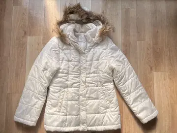 GLACIER 그라시아 화이트 퍼 부착 다운 자켓