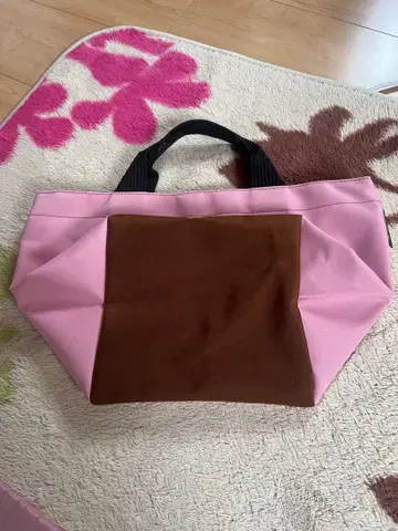 Nouveau Chapeau 토트백 핑크 브라운