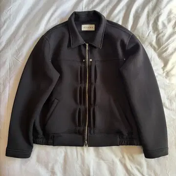 한국 SUARE 본딩 더블 지퍼 블루종