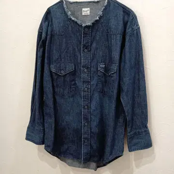 Wrangler 다크 데님 셔츠 자켓 랭글러 M
