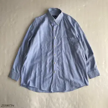 US 구제 의류 CLUB ROOM 긴팔 BD 셔츠 블루 계열