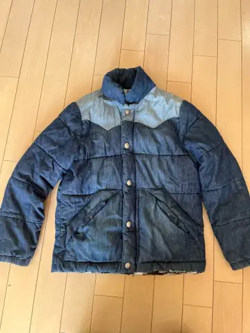 데님 조 다운 자켓