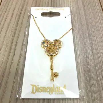 캘리포니아 디즈니랜드 70주년 한정판 목걸이 미키 키