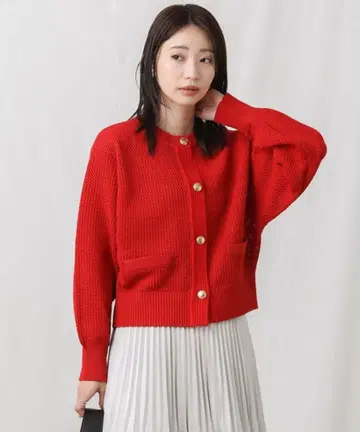 [ 미사용 ] Gready Brilliant CoE 크루 숏 가디건