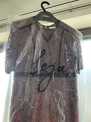 Leja 퍼플 레이스 드레스 프리 사이즈